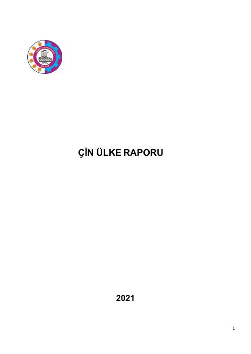 Çin Ülke Raporu