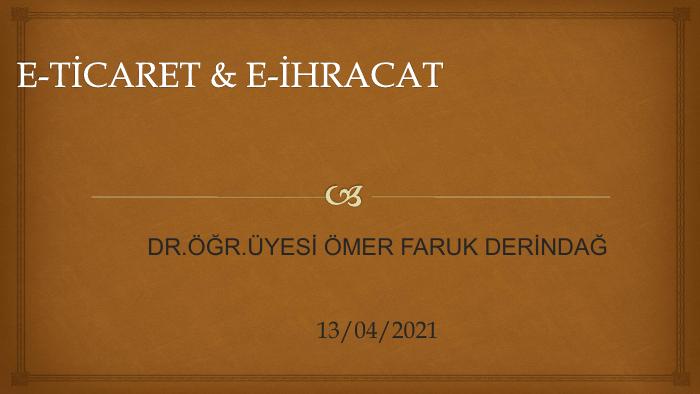 E Ticaret