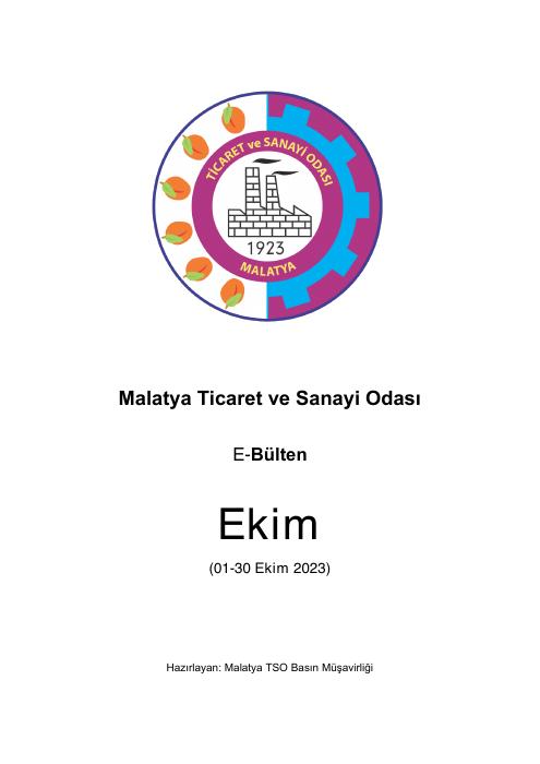 Ekim 2023 E-Bülten — Kapak