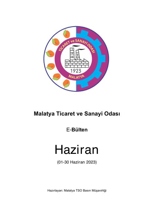 Haziran 2023 E-Bülten — Kapak