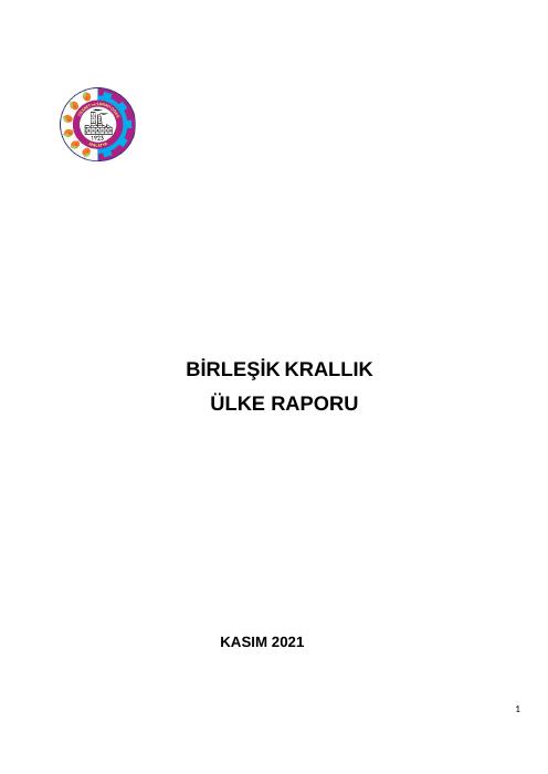 İngiltere Ülke Raporu