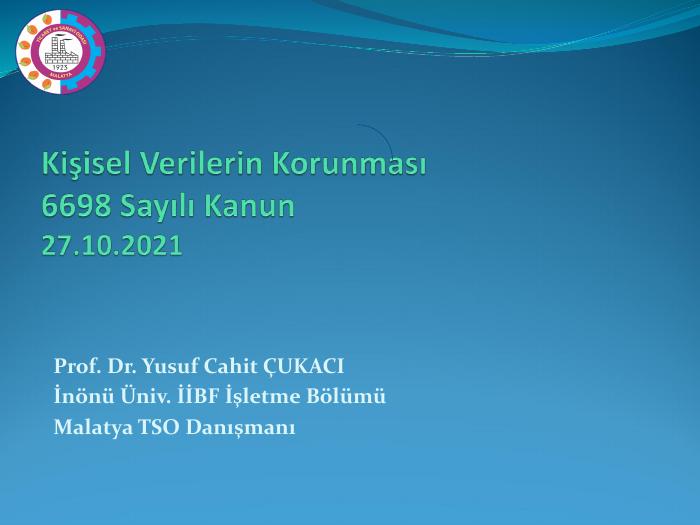 Kişisel Verilerin Korunması