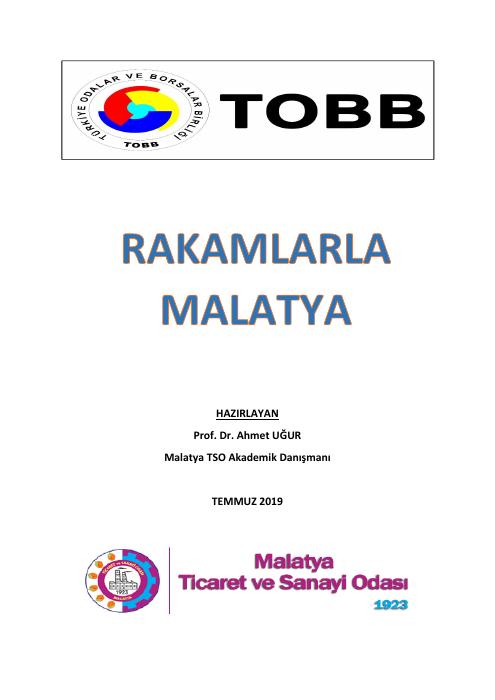 Rakamlarla Malatya 2018-2019
