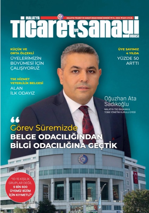 Malatya TSO oda dergisi 2022