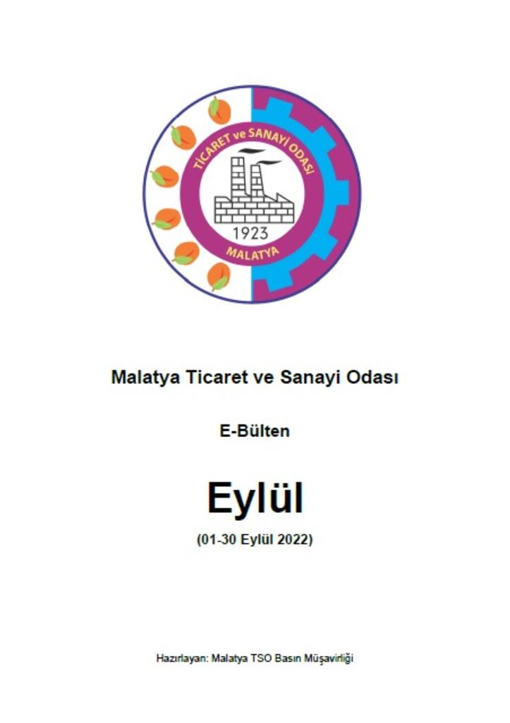 2022 Eylül E-Bülten