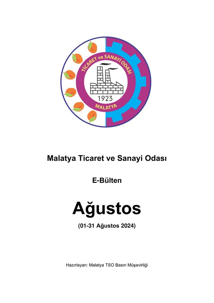 2024 Ağustos E-Bülten