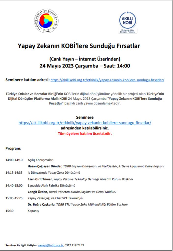 Yapay Zekanın KOBİ'lere Sunduğu Fırsatlar Hk