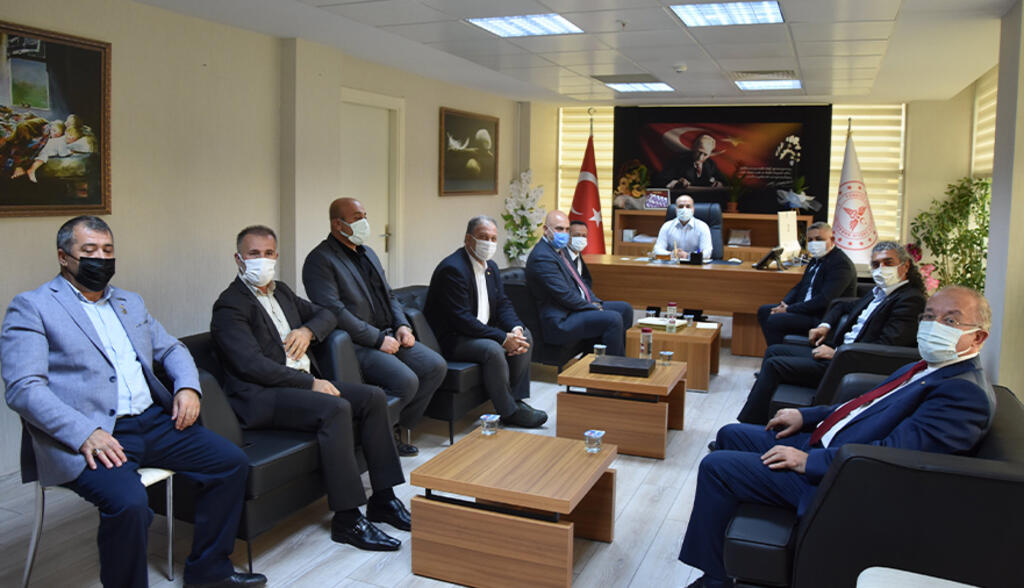 Malatya TSO’dan Başhekime hayırlı olsun ziyareti