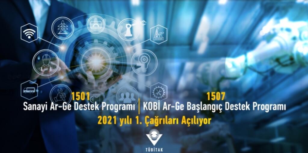 TÜBİTAK AR-GE DESTEKLERİ 2021 YILI ÇAĞRILARI