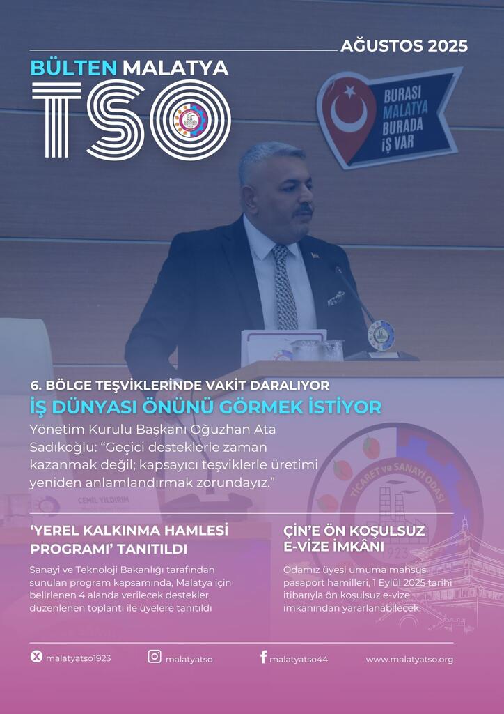 2025 Ağustos E-Bülten