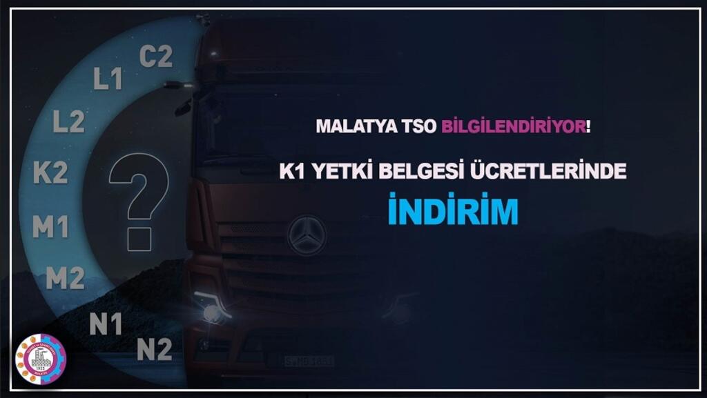 K1 Yetki Belgesi Ücretlerinde İndirim 