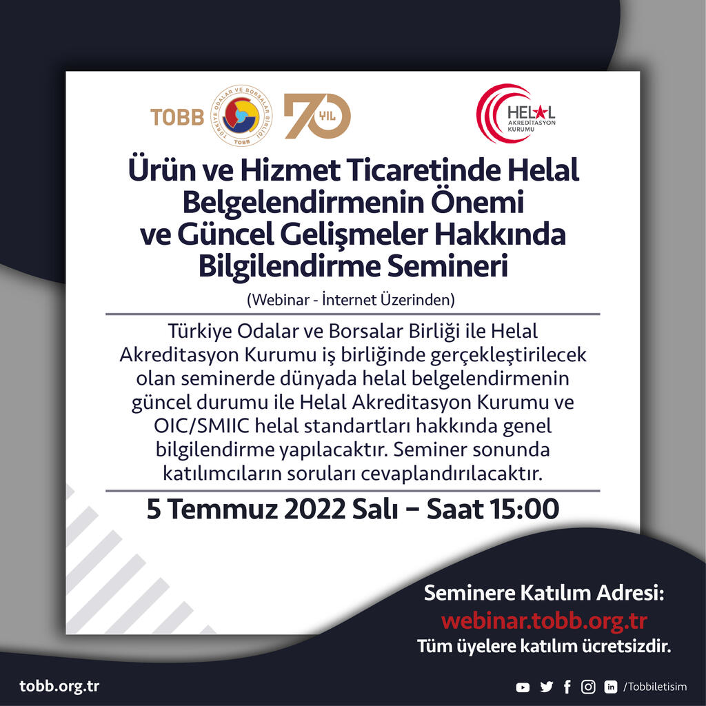 Ürün ve Hizmet Ticaretinde Helal Belgelendir