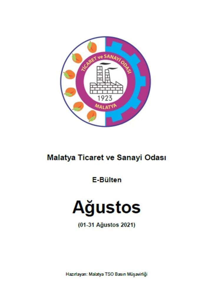 2021 Ağustos E-Bülten