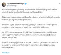 Sadıkoğlu’ndan mesaj yüklü paylaşım!