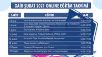 GAİB ŞUBAT AYI ONLİNE EĞİTİM PROGRAMI AÇIKLANDI
