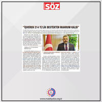 Başkan Sadıkoğlu: “Girişimlerimizin olumlu sonuçlanması memnuniyet verici”