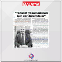 Başkan Sadıkoğlu: “Medikal sektörü tahsilat sıkıntısı yaşıyor”