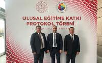 Mesleki eğitim dosyası Bakan Özer’e sunuldu